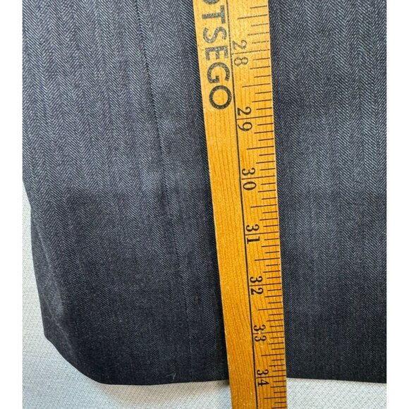 Jos. A. Bank Signature Collection Mens Wool Blazer 46L Gray Suit Jacket - Picture 7 of 13
